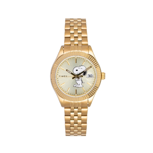 TIMEX 天美时精钢石英女士腕表